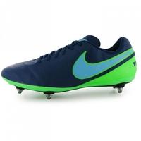 Nike Tiempo Genio SG Mens Football Boots (Blue-Green)