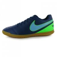 nike tiempo rio fg mens indoor court trainers blue green