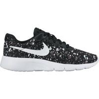 Nike TANJUN PRINT (GS) 833671 003 women\'s Shoes (Trainers) in black