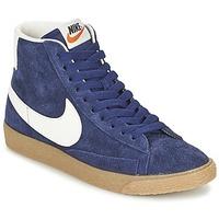 Nike BLAZER MID SUEDE VINTAGE W women\'s Shoes (High-top Trainers) in blue