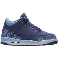 nike air jordan 3 retro gg womens shoes trainers in blue