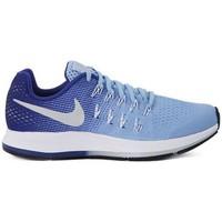 Nike Zoom Pegasus 33 GS women\'s Running Trainers in Blue