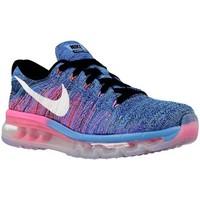 nike wmns flyknit max womens shoes trainers in blue