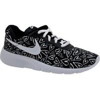 Nike Tanjun Print GS women\'s Shoes (Trainers) in Grey