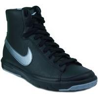 nike blazer mid w womens shoes high top trainers in black