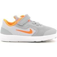 Nike 819415 Sport shoes Kid Grey/orange women\'s Trainers in Multicolour