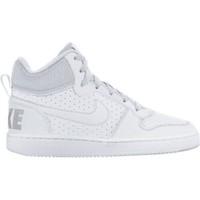 Nike Court Borough Mid GS women\'s Shoes (High-top Trainers) in white