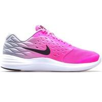 nike lunarstelos gs womens running trainers in pink