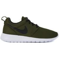 nike rosherun gs womens shoes trainers in black