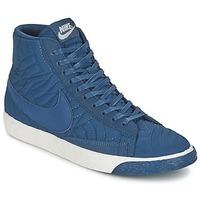 Nike BLAZER MID PREMIUM SE W women\'s Shoes (High-top Trainers) in blue