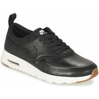 nike air max thea premium w womens shoes trainers in black