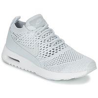nike air max thea ultra flyknit w womens shoes trainers in grey