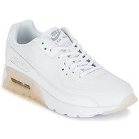 Nike AIR MAX 90 ULTRA ESSENTIAL W women\'s Shoes (Trainers) in white