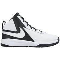 nike team hustle d 7 womens basketball trainers shoes in white