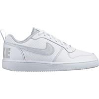 nike court borough low gs womens shoes trainers in white