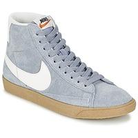 Nike BLAZER MID SUEDE VINTAGE W women\'s Shoes (High-top Trainers) in grey