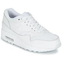 Nike AIR MAX 1 PREMIUM W women\'s Shoes (Trainers) in white