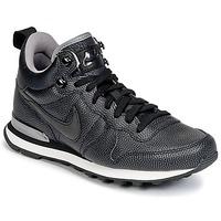 Nike INTERNATIONALIST MID LEATHER W women\'s Shoes (High-top Trainers) in black