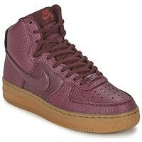 Nike AIR FORCE 1 HI SE W women\'s Shoes (High-top Trainers) in red