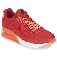 Nike AIR MAX 90 ULTRA ESSENTIAL W women\'s Shoes (Trainers) in red