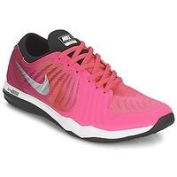 Nike DUAL FUSION TRAINER 4 PRINT W women\'s Trainers in pink