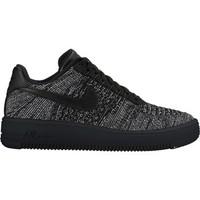 nike air force 1 flyknit low womens shoes high top trainers in grey