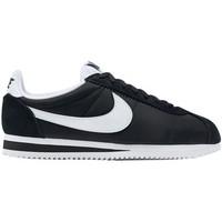 nike wmns classic cortez nylon black womens shoes trainers in white