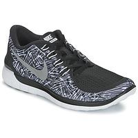 Nike FREE 5.0 PRINT W women\'s Running Trainers in black