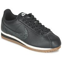 Nike CLASSIC CORTEZ LEATHER LUX W women\'s Shoes (Trainers) in black