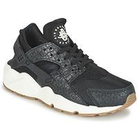 Nike AIR HUARACHE RUN PREMIUM W women\'s Shoes (Trainers) in black