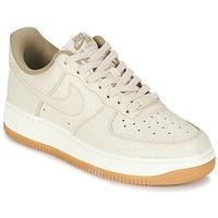 Nike AIR FORCE 1 \'07 PREMIUM W women\'s Shoes (Trainers) in BEIGE