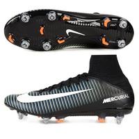 Nike Mercurial Veloce III DF Soft Ground Pro Football Boots - Black/Wh, Black