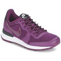 nike internationalist womens shoes trainers in purple