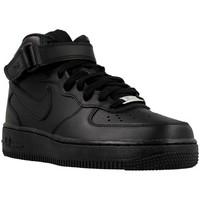 Nike Wmns Air Force 1 Mid 07 LE women\'s Shoes (High-top Trainers) in Black