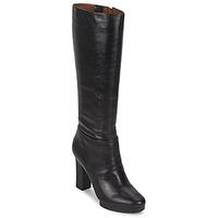 nine west banfan womens high boots in black