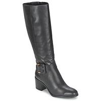 nine west otis womens mid boots in black