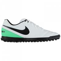 Nike Tiempo Rio Mens Astro Turf Trainers (White-Green)