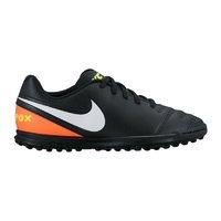 nike jr tiempox rio iii tf astro turf trainers blackwhite hyper orange ...