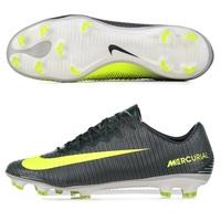 Nike Mercurial Vapor XI CR7 Firm Ground Football Boots - Seaweed/Volt/, White