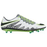 Nike Hypervenom Phinish Firm Ground Football Boots - Pure Platinum/Bla, Black