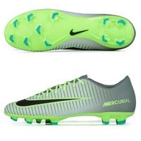 Nike Mercurial Victory VI Firm Ground Football Boots - Pure Platinum/B, Black