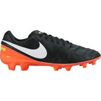 Nike Tiempo Mystic V Firm Ground Football Boots - Black/White/Hyper Or, Black