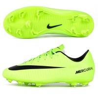 Nike Mercurial Vapor XI Firm Ground Football Boots - Electric Green/Bl, Black