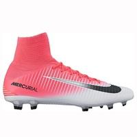 Nike Mercurial Veloce III DF Firm Ground Football Boots - Racer Pink/B, Black