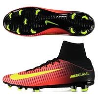 Nike Mercurial Veloce III Df Firm Ground Football Boots - Total Crimso, Black