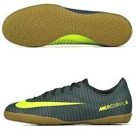 Nike Mercurial Vapor XI CR7 Indoor Trainers - Seaweed/Volt/Hasta/White, White