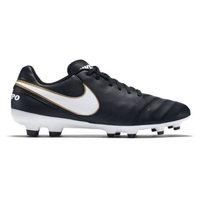 nike tiempo genio ii leather fg football boots black