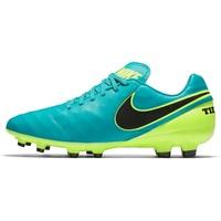 nike tiempo genio ii leather firm ground football boots clear jadeb bl ...