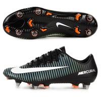 Nike Mercurial Vapor XI Soft Ground Pro Football Boots - Black/White/E, Black