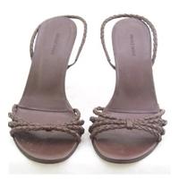 nicole farhi size 437 brown plaited strappy sandals